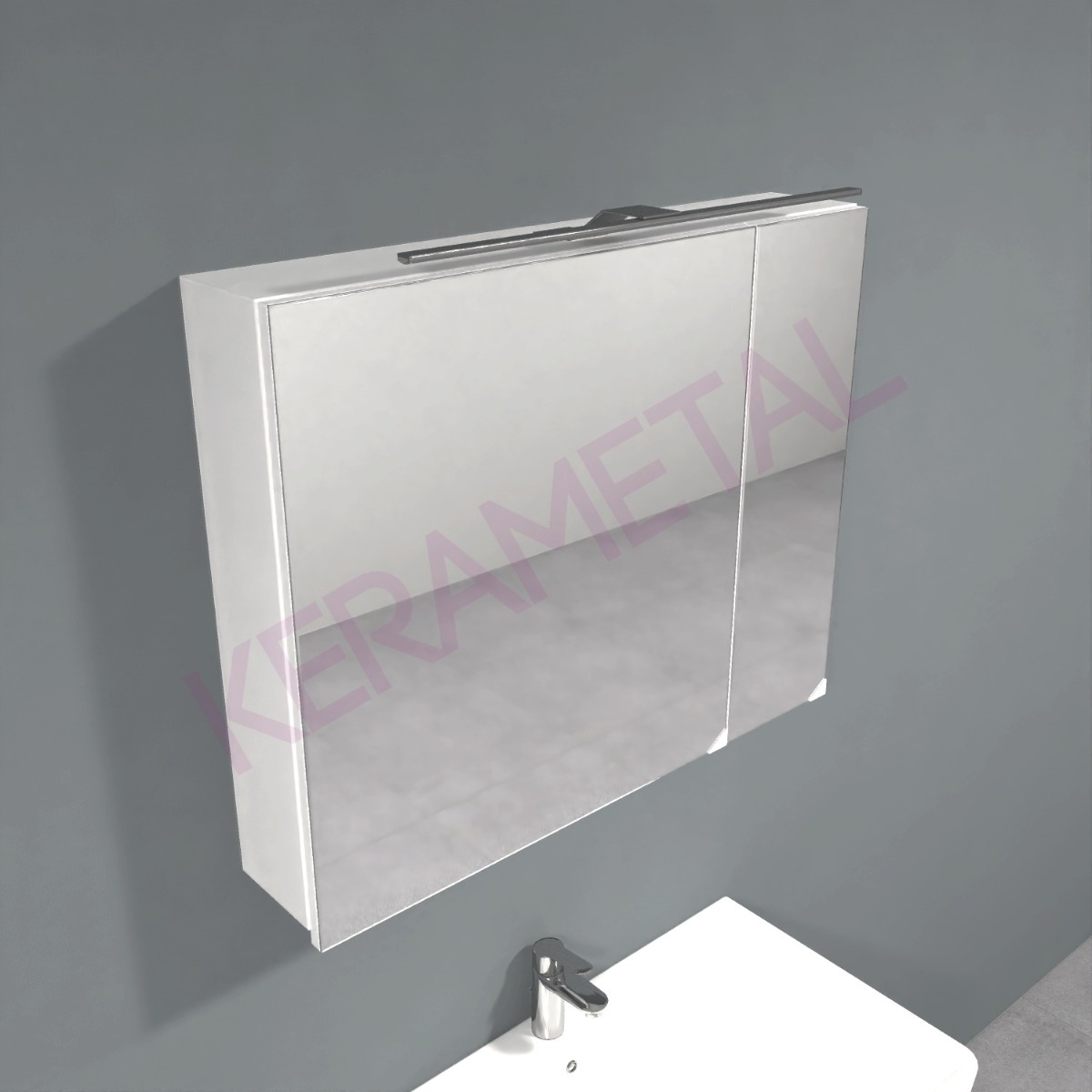 Kolpa ormarić Oxana TOO 60cm White LED SW S 508220