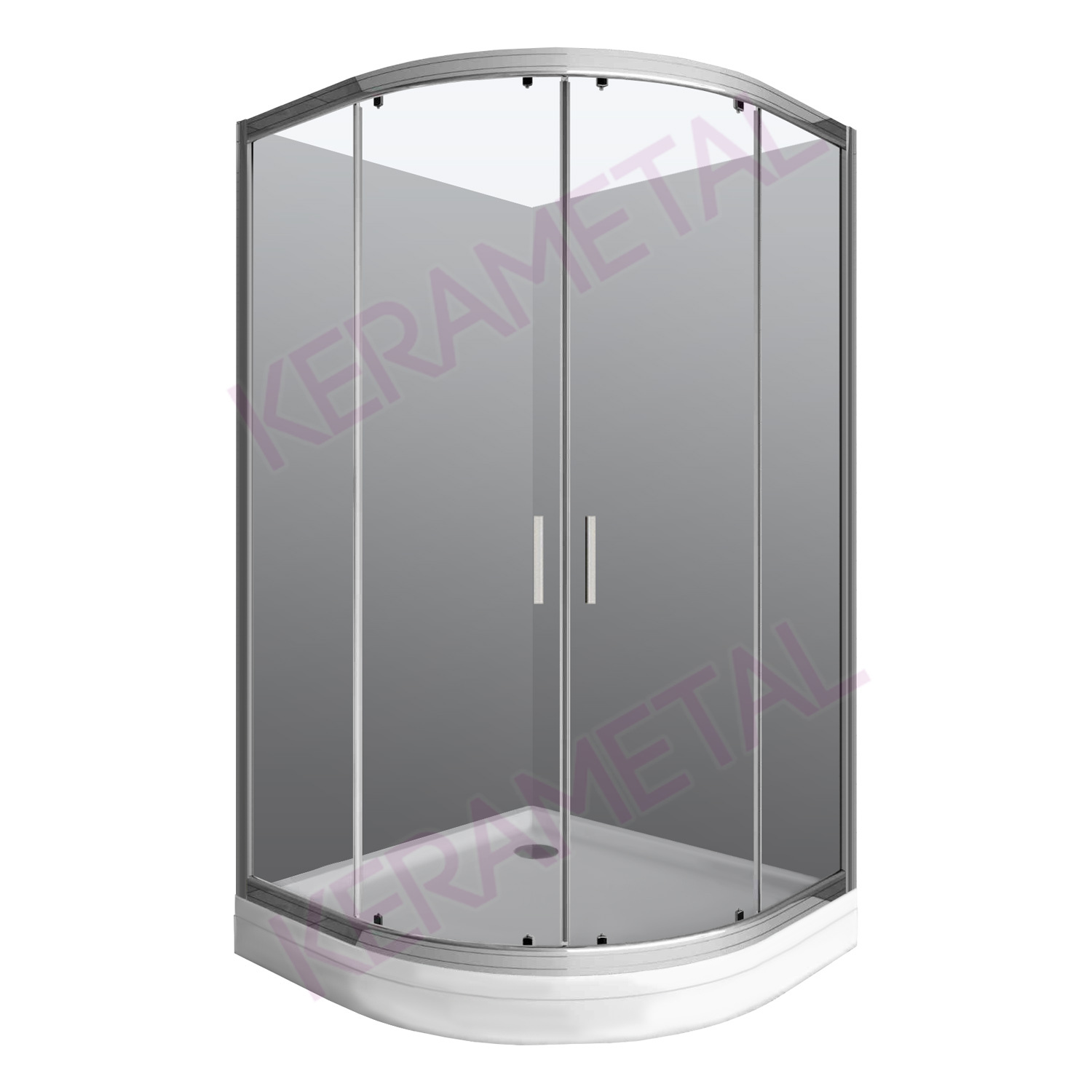Astral Loft R90 Silver 6mm tuš kabina