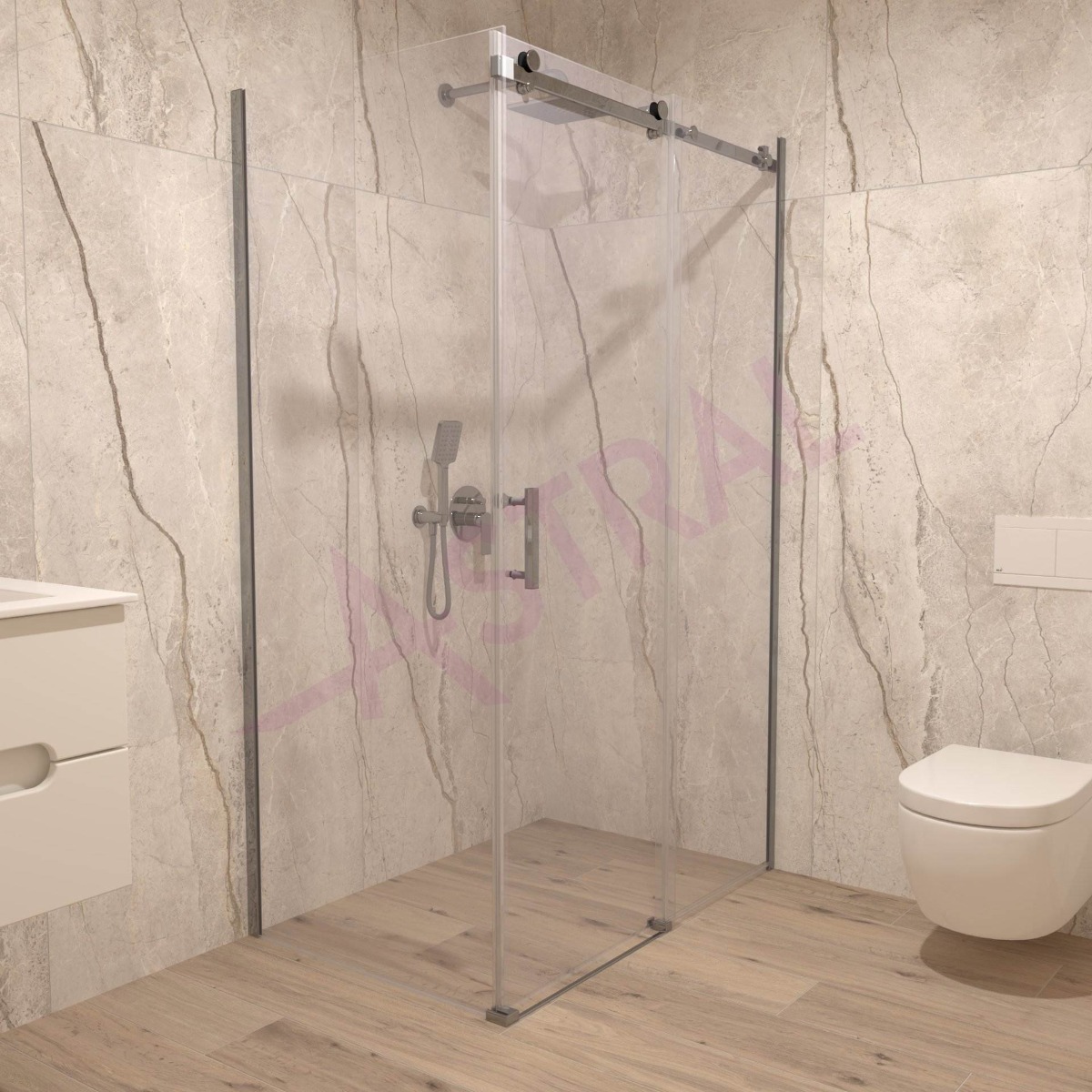 Astral Faro 120X80X195cm/6mm