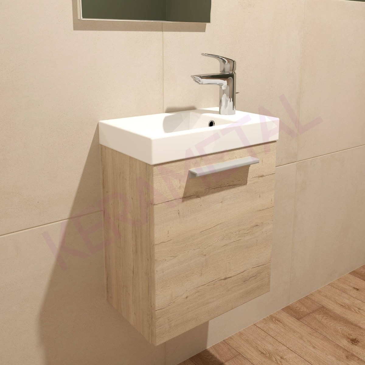 Kolpa Kiki ormarić sa umivaonikom OUK 40cm Craft wood 547590