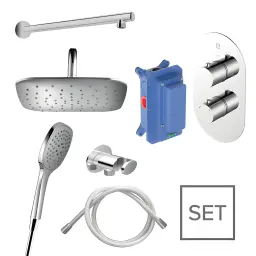 Herz Unitas baterijski ugradni set Fresh F191 termostatski 00379