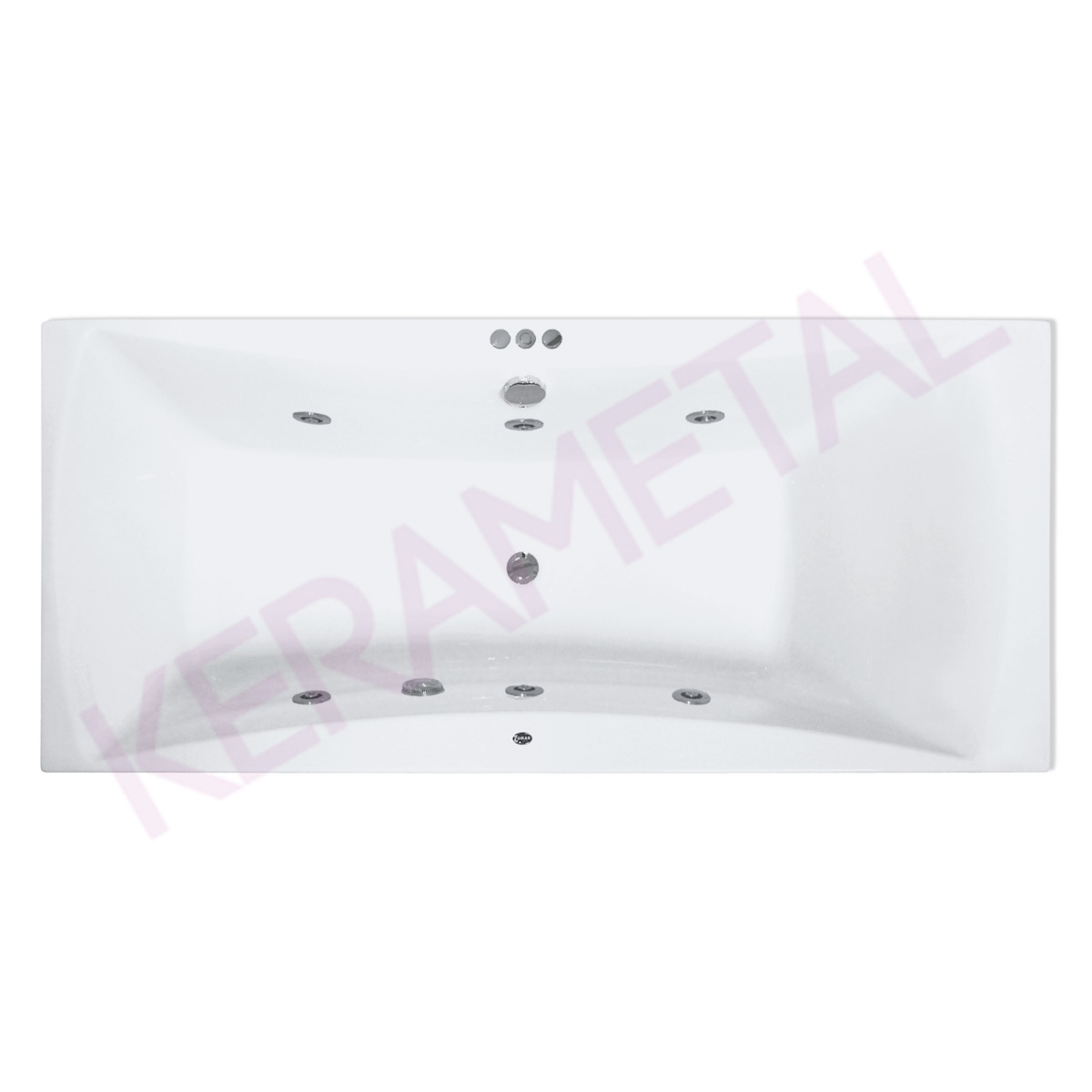 Zomar masažna kada Alila 180x80cm (hidro)