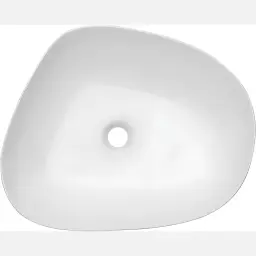 Lavabo COPEN nadgradni 580x470x140 asimetrični matt white C-15-219MW