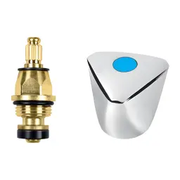 Rosan Gornji deo 3/8"-sa ruč., PLAVA-plast.hrom PGDK38P