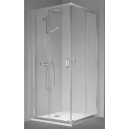 KERMI Tuš kabina 900X900 H195 SILVER PROFIL