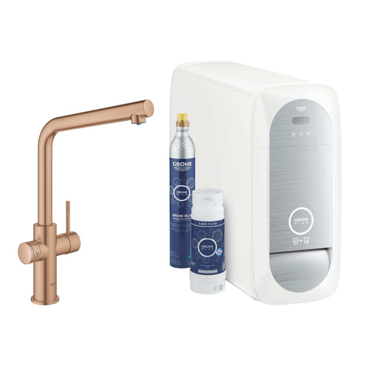 Grohe Blue Home Set za Sudoperu Sa Filterom I Za Kiselu Vodu, Brushed Warm Sunset 31454DL1
