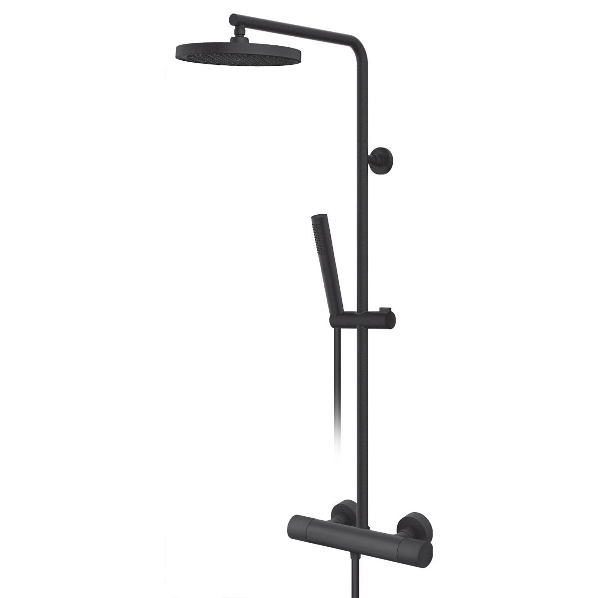 Rosan S4 Black Usponski tuš 437251B
