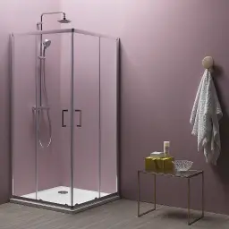 Kolpa Eco Quat Tuš kabina TKK 90/K Silver brill 538560