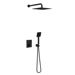 COPEN square Termostatski set matt black 1 C-01-CBOX-SET6