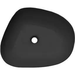 Lavabo COPEN nadgradni 580x470x140 asimetrični matt black C-15-219MB