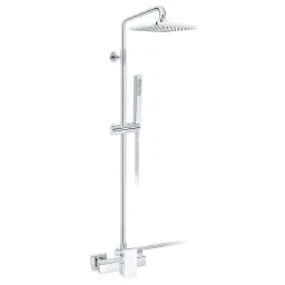 Rosan Quadro White baterija za tuš kadu sa usponskim tušem JQ37251W