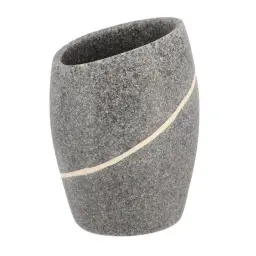 Tendance Čaša za četkice stone effect 9.8x7.2x6.5 cm poliresin siva