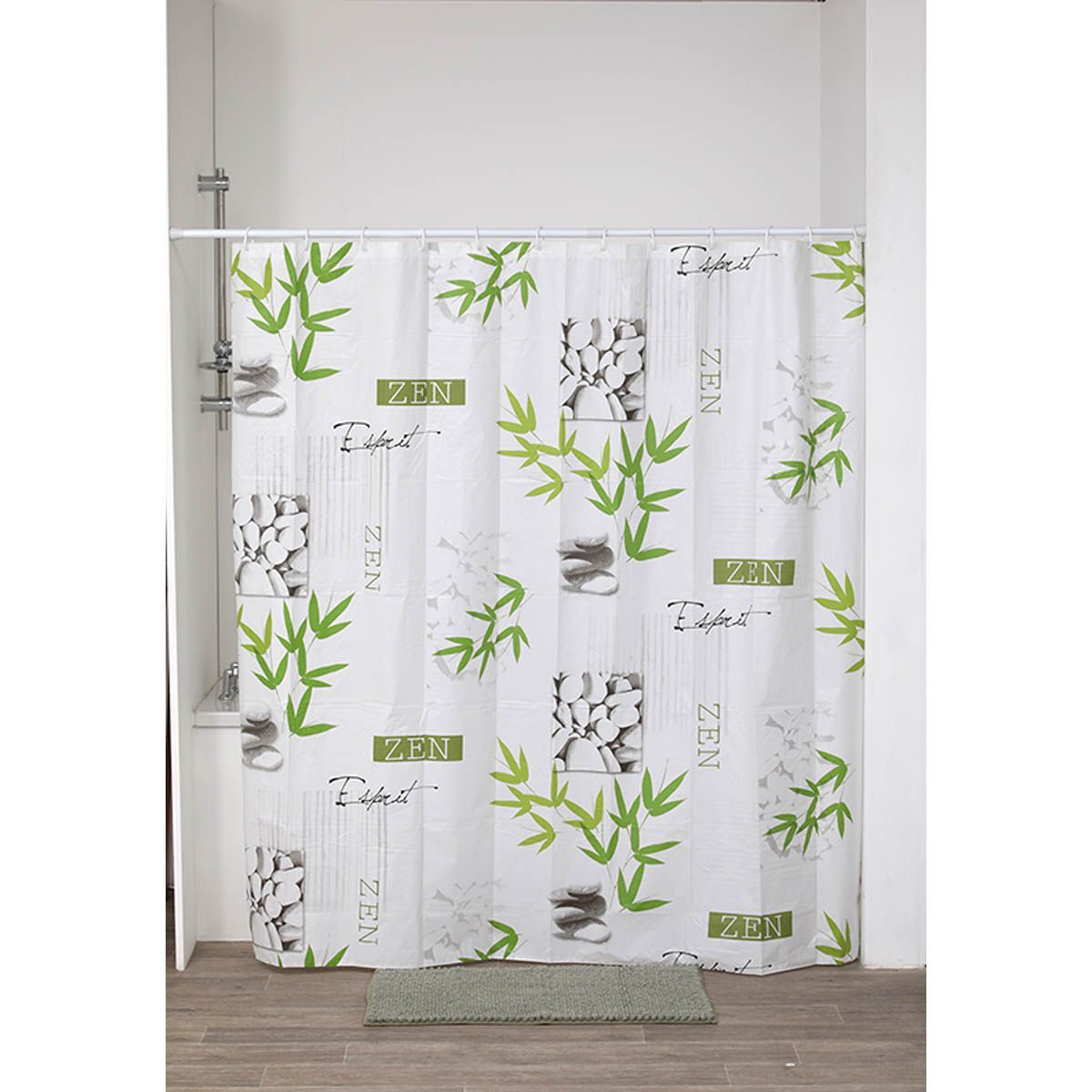 Tendance Zavesa za kadu 180X180CM Bela PEVA INTEMPORELLE 1103419