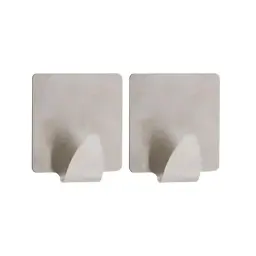 Tendance Set 2 cetvrtaste kukice 3m 3,5 x 1,7 x 3,8 metal hrom
