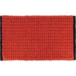 Tendance Tepih za kupatilo 45x75 cm pamuk/poliester narandzasta/crna
