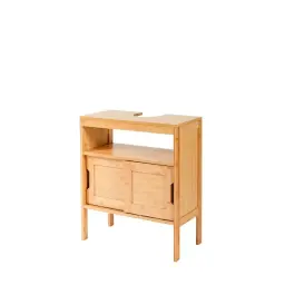 Tendance kupatilski ormarić SA 2 vrata i policom MAHE 60X30X70CM MDF BAMBUS