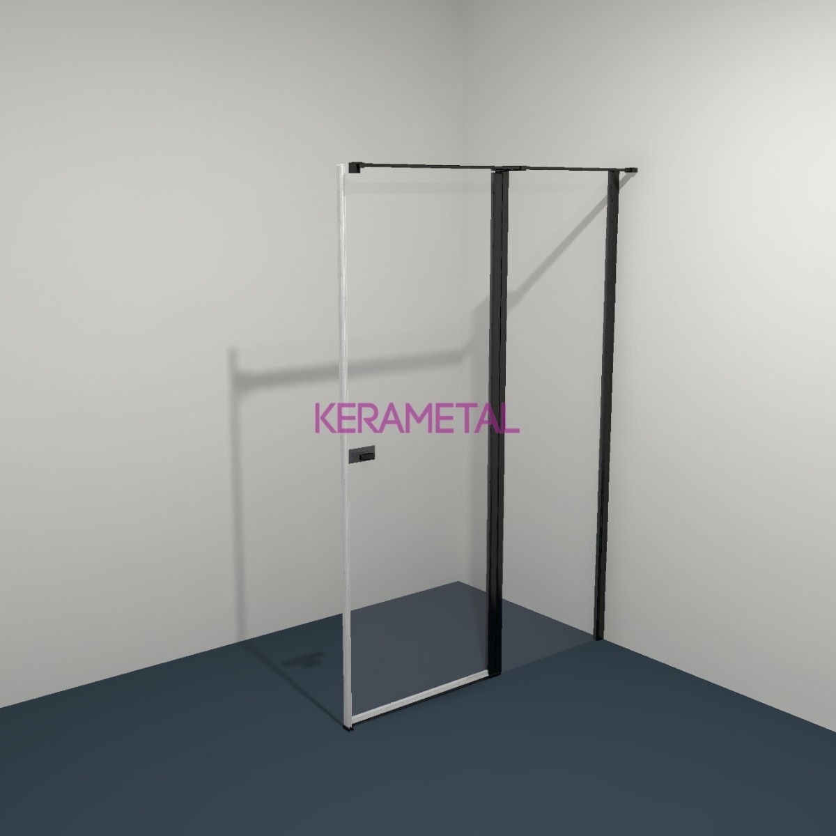 Kolpa Andromeda Tuš vrata D 140-UNI B/1 Black 516640