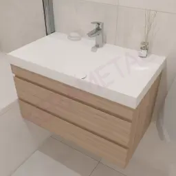 Kolpa ormarić sa umivaonikom Naomi OUN 80cm Natural wood 546630