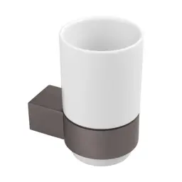Tatay Zidni držač čaše 10,5x7,2x12cm aluminijumum oslo l siva