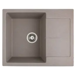 Inter Ceramic Sudopera usadna pravougaona 50x62x21,5 sifon 11 cm granit bez+s1
