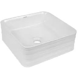 Hidrosan lavabo Art 380*380*150 [KW-1531A] [bela, sjaj]