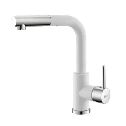 Metalac xGranit za sudoperu sa izvlačnim tušem Lux S - Bela T03815