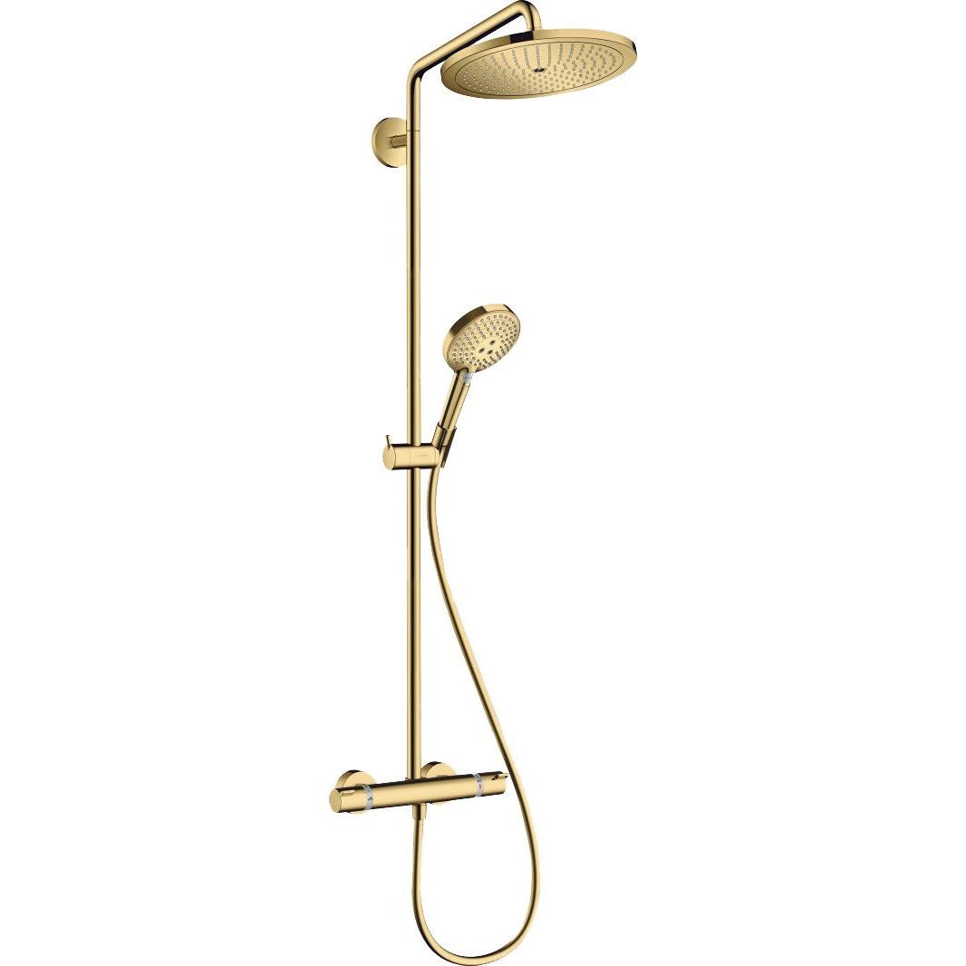 Hansgrohe Croma Select s showerpipe 280 1 jet polished gold optic 26890990