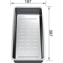 Blanco posudica inox (DIVON II) inox 231396