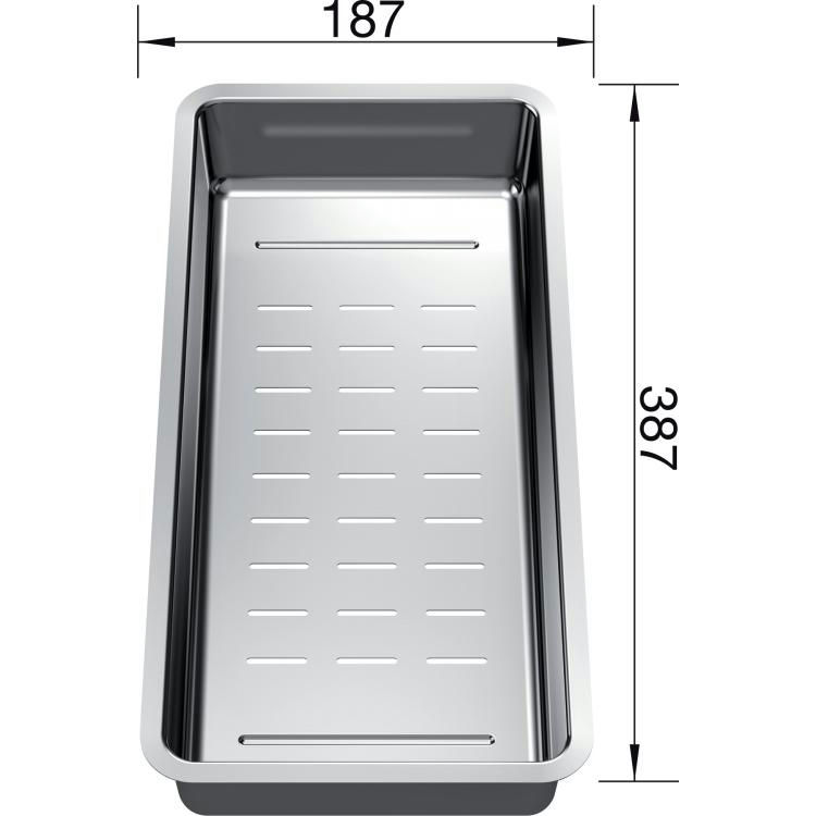 Blanco posudica inox (DIVON II) inox 231396