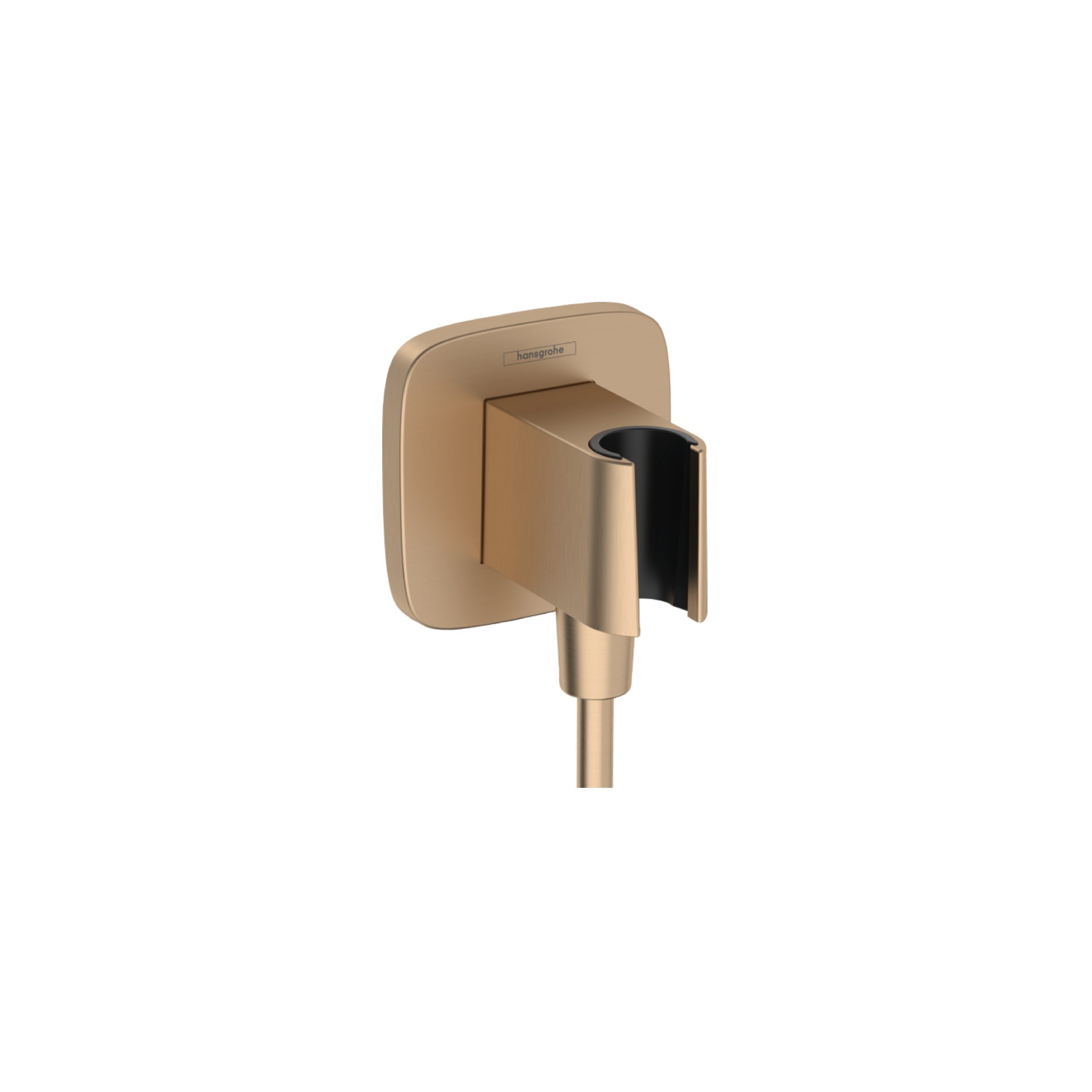 Hansgrohe Fixfit Q priključak za tuš crevo sa držačem za tuš Brushed Bronze 26887140
