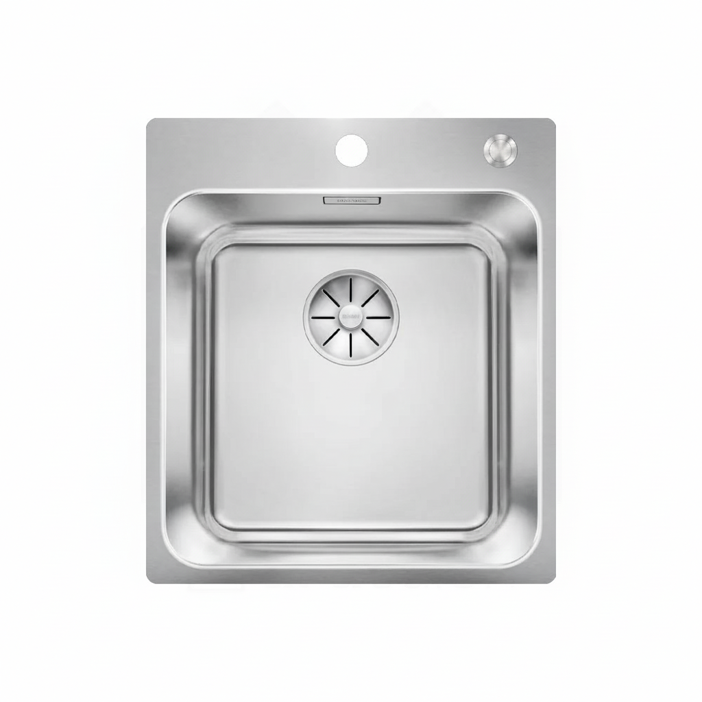 Blanco Solis 400-IF/A Inox (plemeniti čelik) dorada četkom sa podizačem čepa 526119