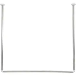 Tendance Držač zavese za kadu 90x90x90 cm hrom