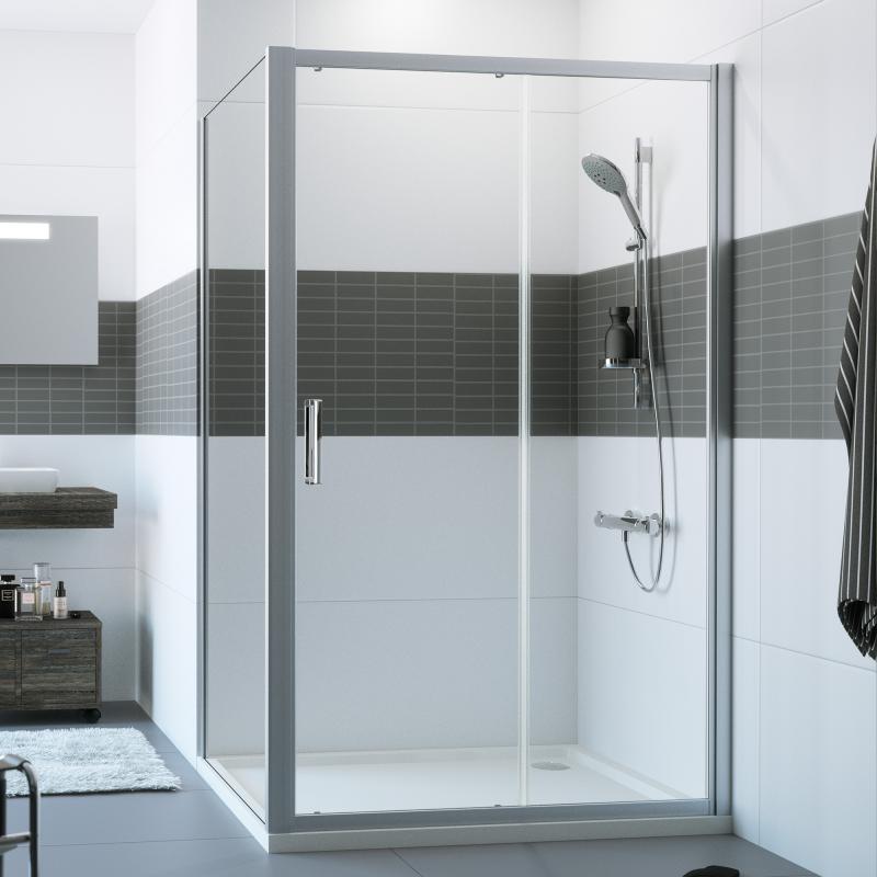 Huppe Classics 2 Tuš vrata 150cm 2D Silver H=2000