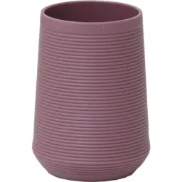 Tendance Čaša za četkice pruge 10,5cm abs ljubicasta