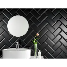 Fabresa Fabresa Biselado NEGRO 10x20 Crna 1m2
