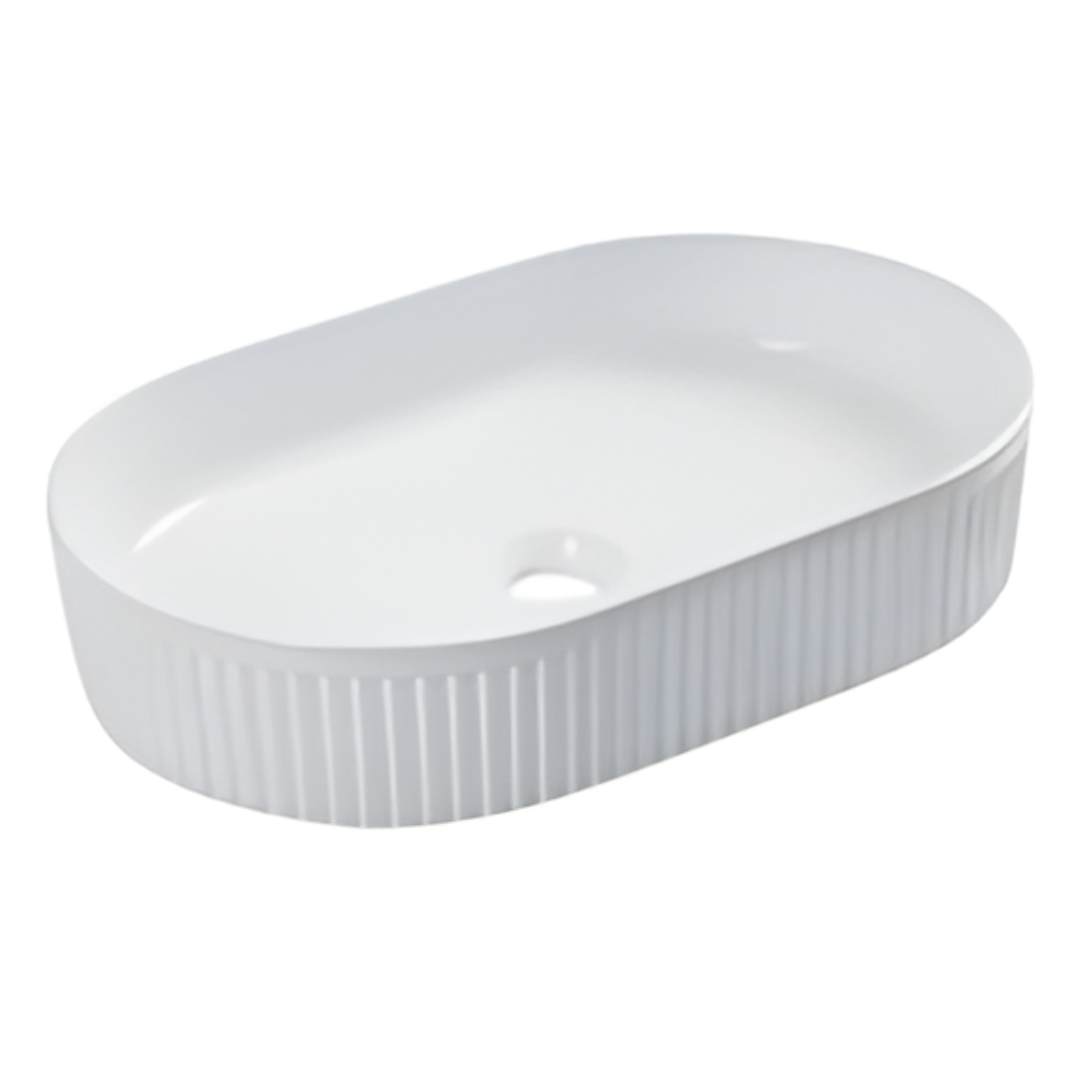 Hidrosan lavabo Art 490*310*130 [KW-1590] [bela, sjaj]