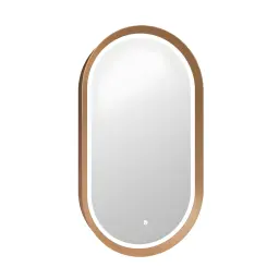 Copen LED ogledalo 50×90 sa alu ramom zlatno C-06-102G