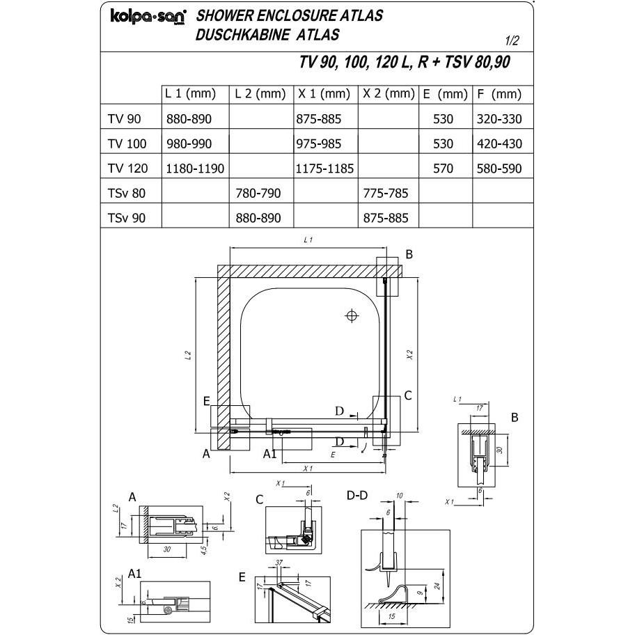 Kolpa TV/S Atlas 100/K-D BRILL
