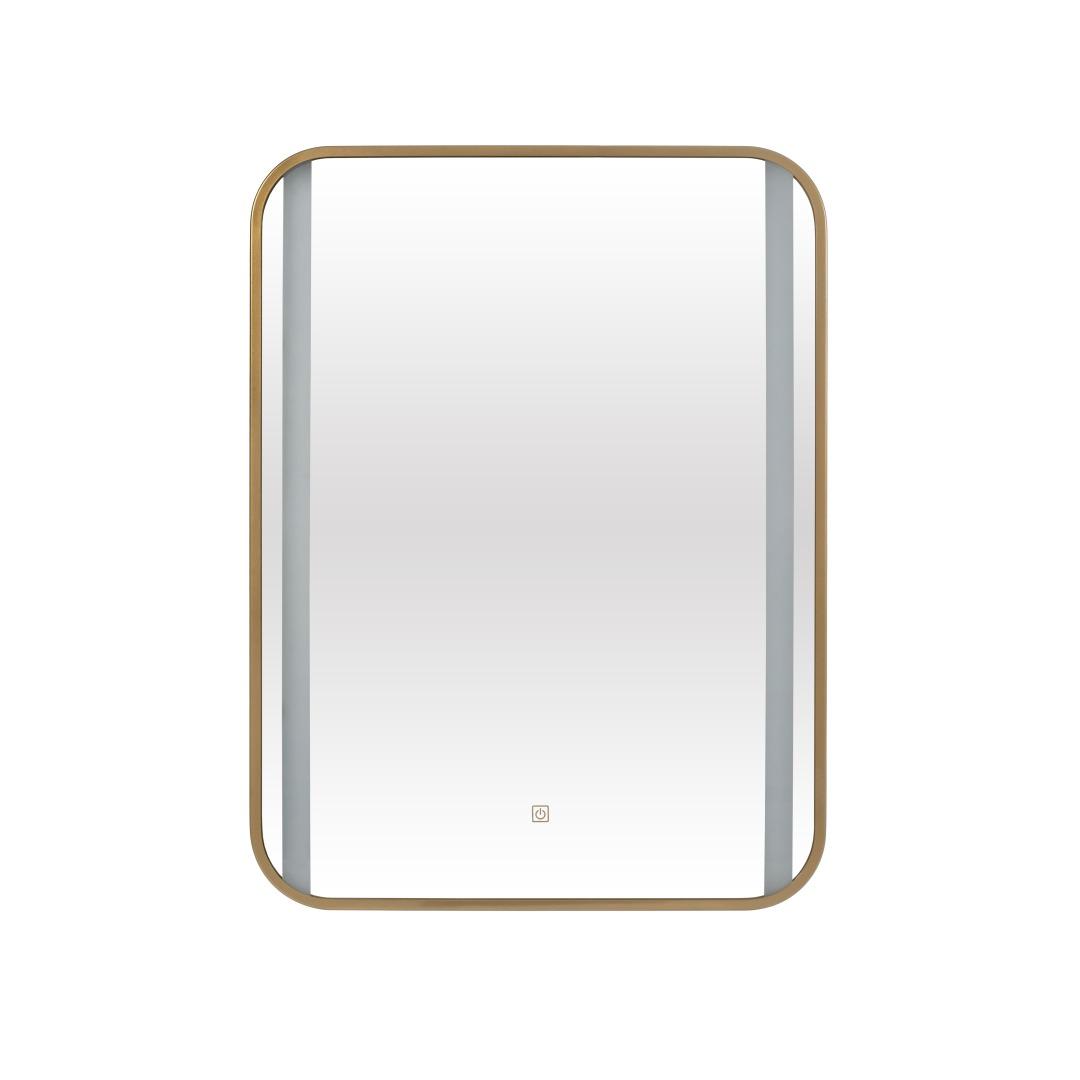 Hydra pravougaono LED Ogledalo sa Zlatnim ramom 80x60 DH-6080BLMG