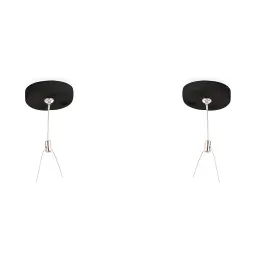 Braytron Set za Vešanje Linearni Crni SH16-05008