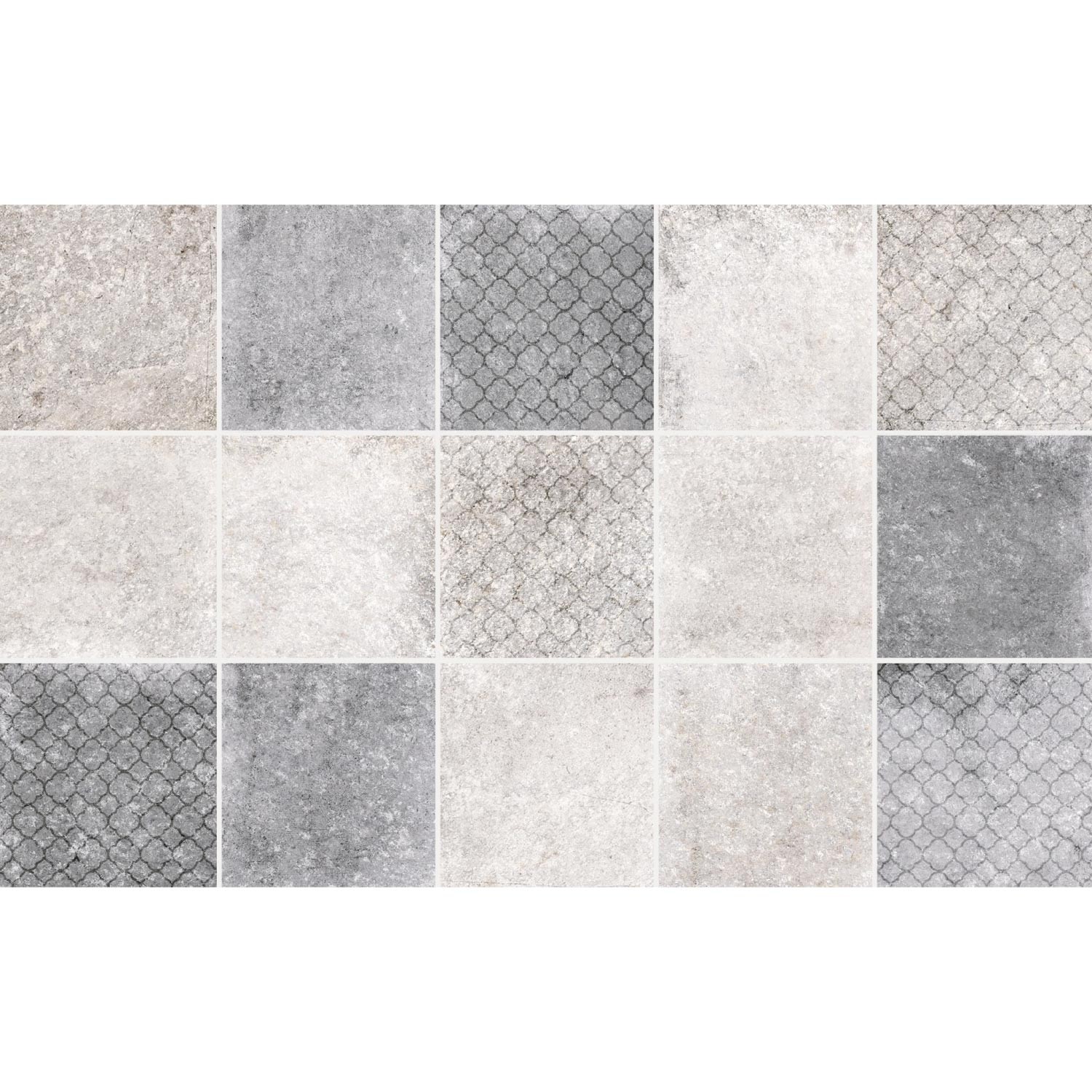 Keros DECORADO MINE GRIS 25x40