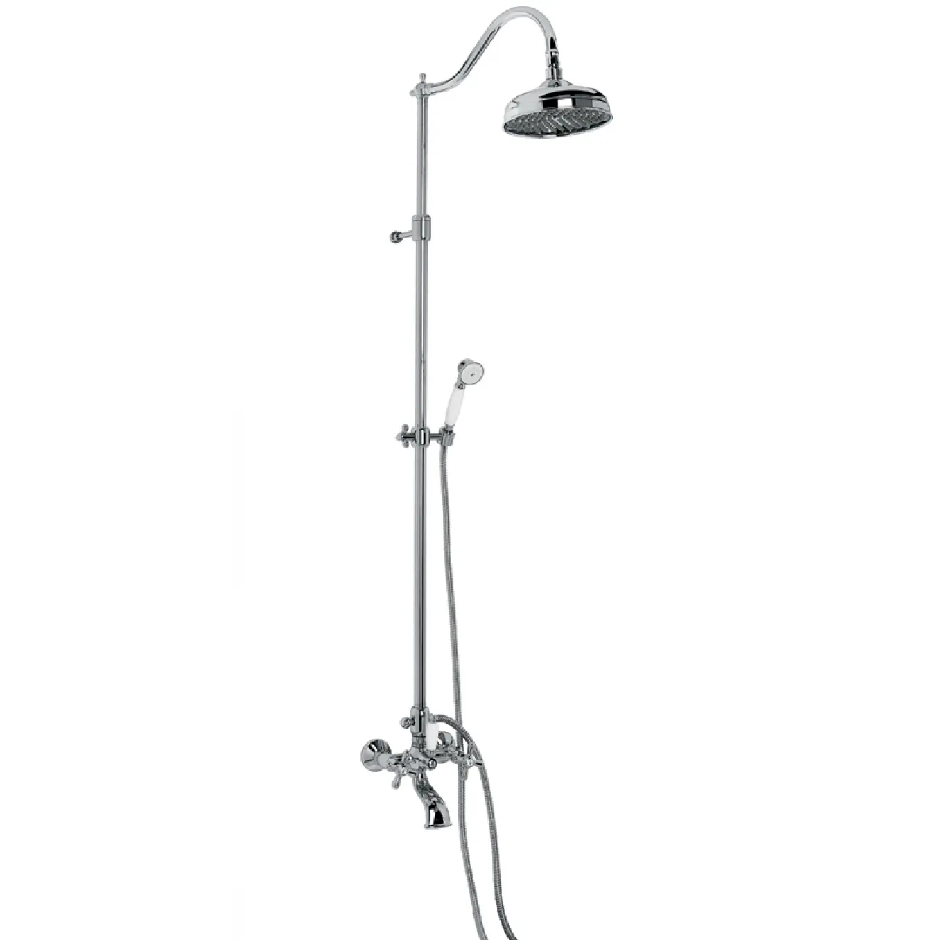 Emmevi dvoručna za kadu DECO CLASSIC sa usponskim tušem set