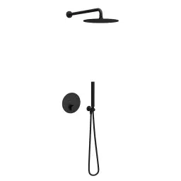COPEN round Termostatski set matt black 1 C-01-CBOX-SET2