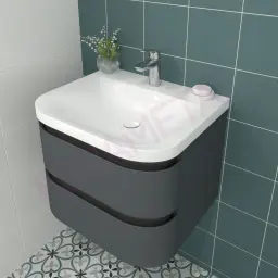 Kolpa ormarić sa umivaonikom Vittoria OUV 60cm Dark Grey 547010