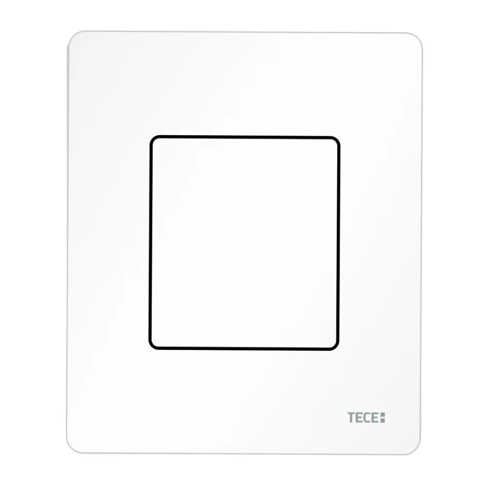 Tece Solid tipka za pisoar bela mat 9242433
