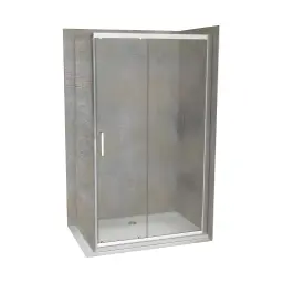COPEN ATLAS Stakleni paravan PRO 1100×1950 hrom, staklo 6mm providno C-02-431100