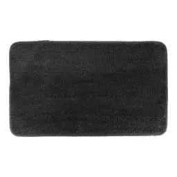 Tendance Kupatilski tepih 45x75cm mikrofiber latex sivo tamno siva