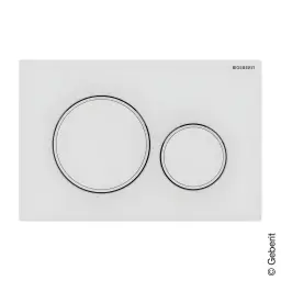 Geberit tipka Sigma 20 Bela/mat/lakirana 115.882.01.1