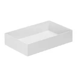 Azzurra Elegance Squared nadgradni umivaonik 60X38X12.5cm Bianco ELLA060380Q0BI