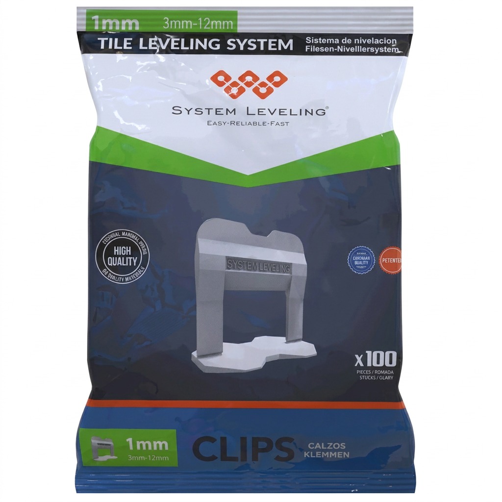 System Leveling Spone 1mm - 100kom